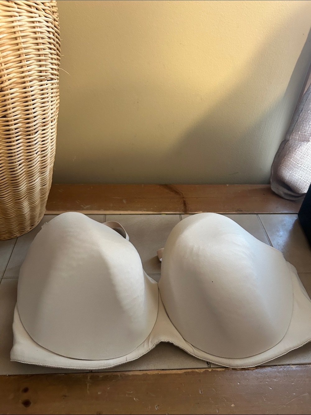 Strapless‎  Bra in Off-White/Cream 42D